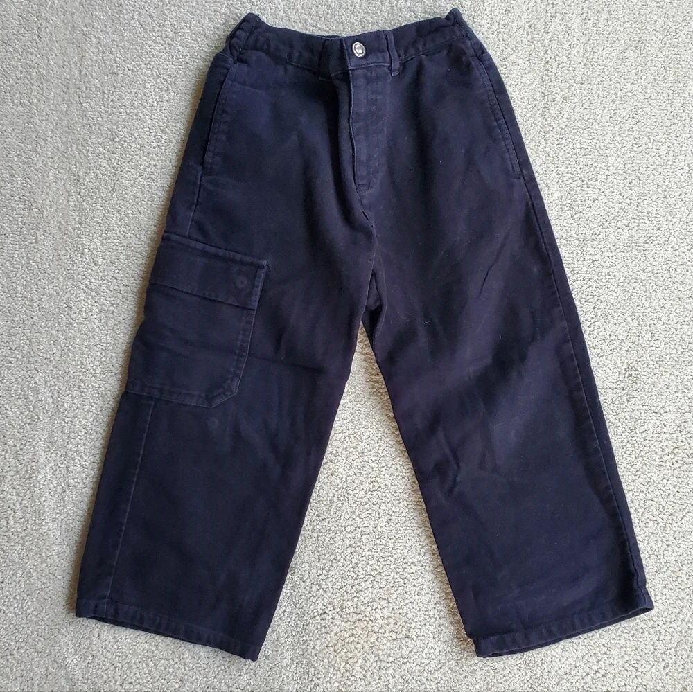 Vintage 90's Gymboree Boys Black Cargo Dress Pants Medium 3 to 4 yrs. 3T 4T Y2K